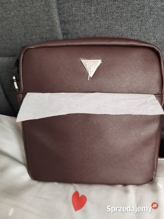 Torba listonoszka Guess brazowa Gostyń