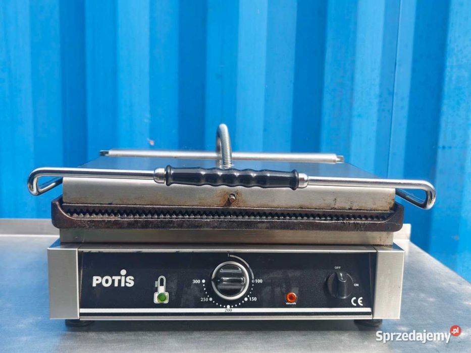 Grill kontaktowy POTIS 50 3 kW ryflowany Gastronomia Góra