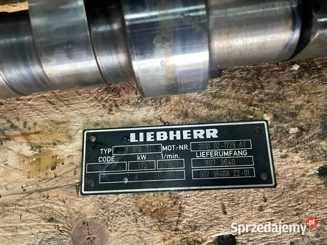 Kolektor Wydechowy Ssący Wodny Liebherr D916 wielkopolskie Jastrzębniki