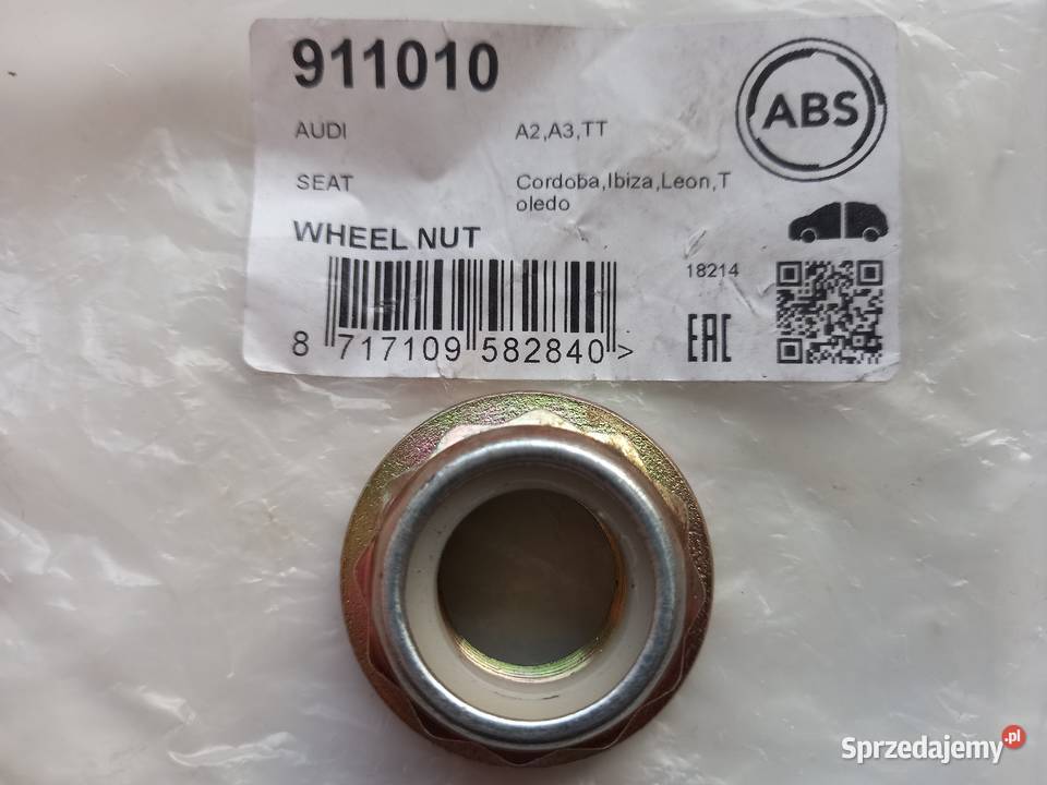 Nakrętka 911010 ABS osobowe małopolskie Golanka sprzedam