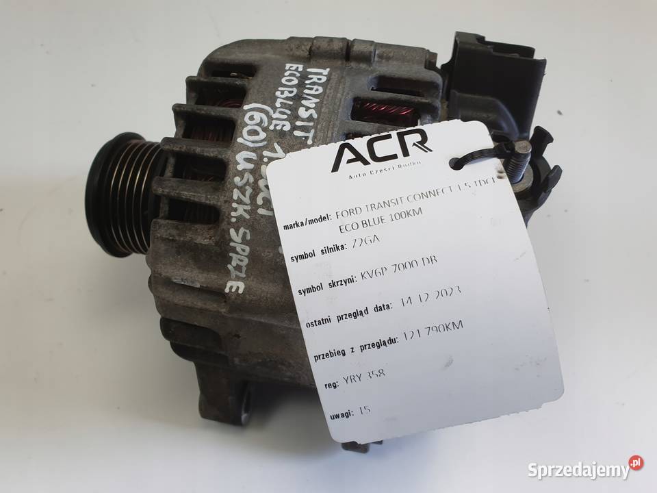 ALTERNATOR Ford Transit Connect II 15 TDCi VALEO Chełm