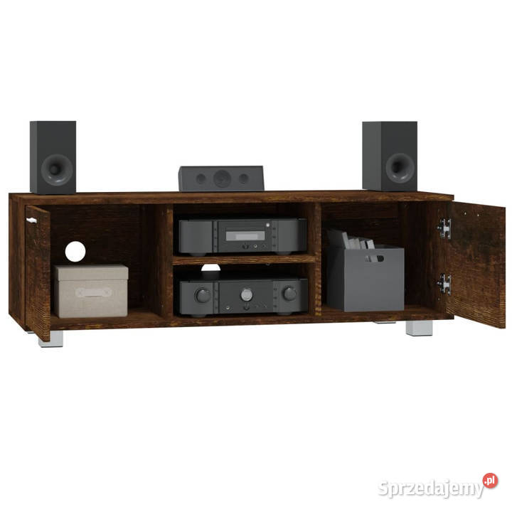 Szafka pod telewizor przydymiony dąb 120x405x35 mazowieckie sprzedam