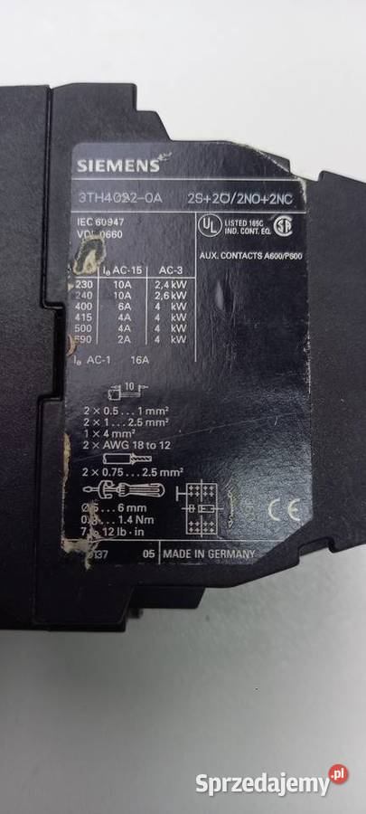 stycznik simens 22E 3TH40