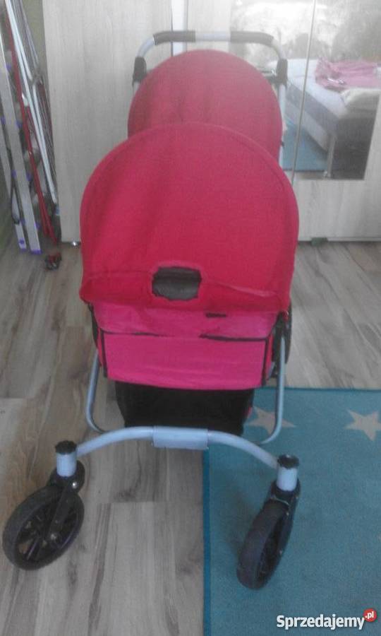 Wózek bliźniaczy używany pomorskie Chojnice