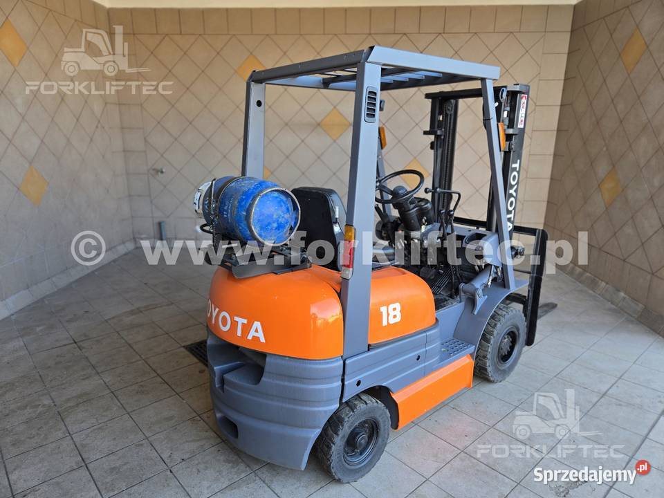 Wózek Widłowy TOYOTA 6FG18 Wózki Widłowe TOYOTA Wózki widłowe śląskie Lędziny