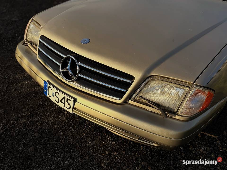 MercedesBenz SL500 R129 50 V8 złoty ale skromny Rok produkcji 1997 Gdynia