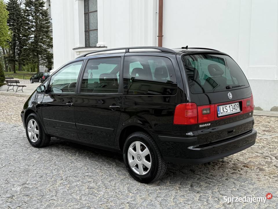 Volkswagen Sharan 28 VR6 204 Automat 2003r 7osób czarny Chełm