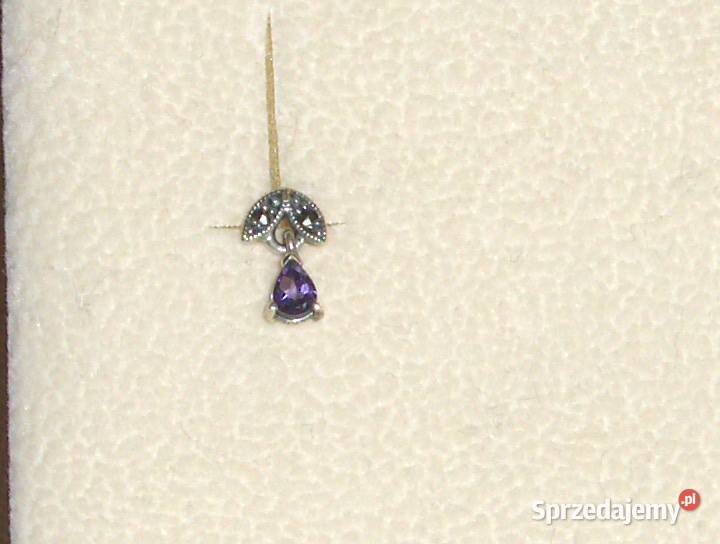 WKruk Srebrne kolczyki z markazytami i łódzkie Łódź sprzedam