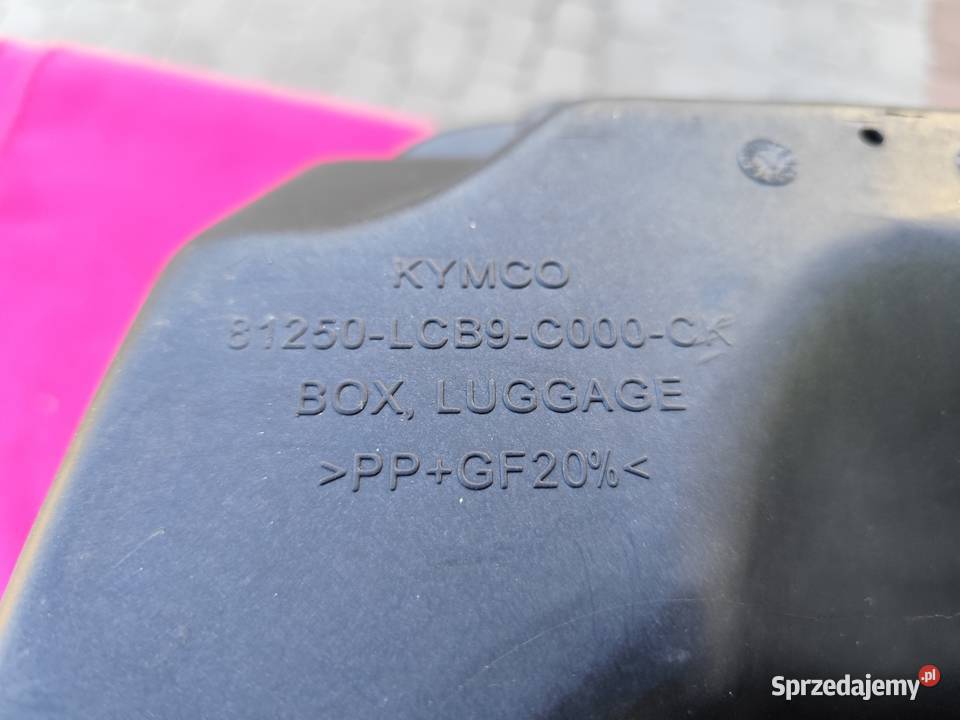 Schowek pod siedzenie kufer bagażnik Kymco Księżyno