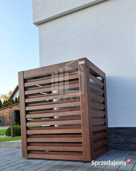 Osłona pompy ciepła 80x40x120 ciemny orzech Miastko sprzedam