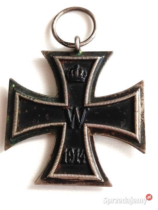 Krzyż żelazny II klasy wzór 1914 r Łódź