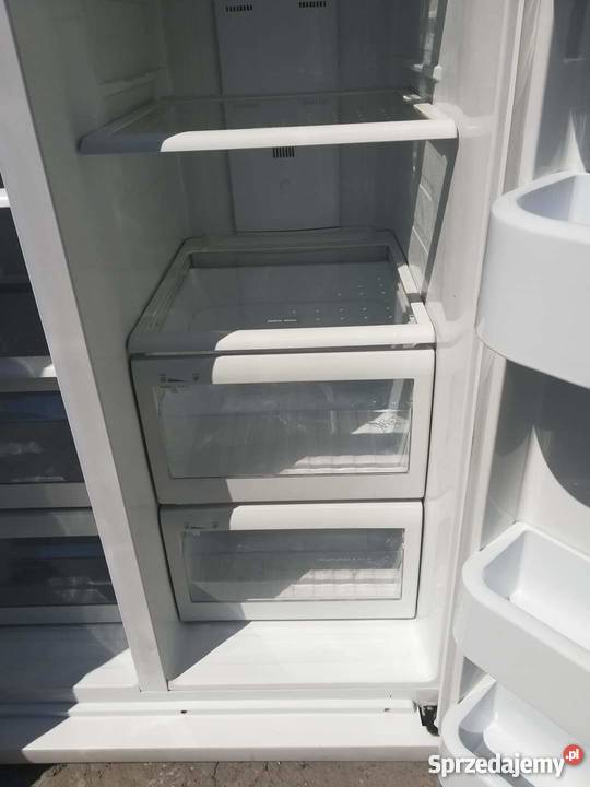 odówka Samsung Side by Side biały połysk stan Warszawa