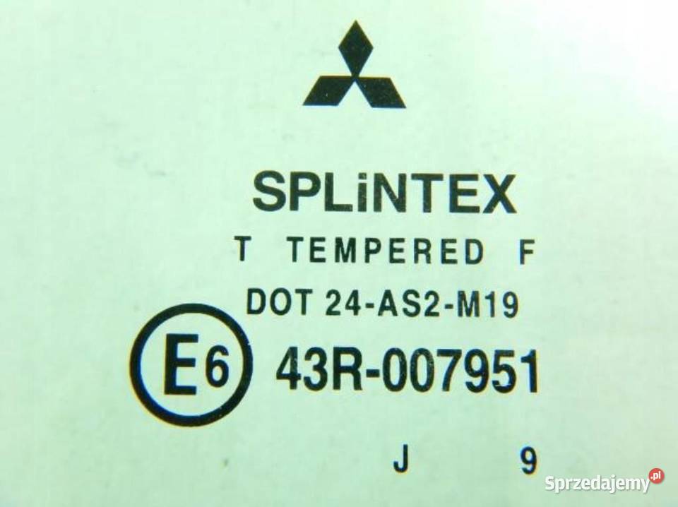 SZYBA DRZWI LEWY PRZÓD MISTUBISHI PAJERO 9905 sprzedam