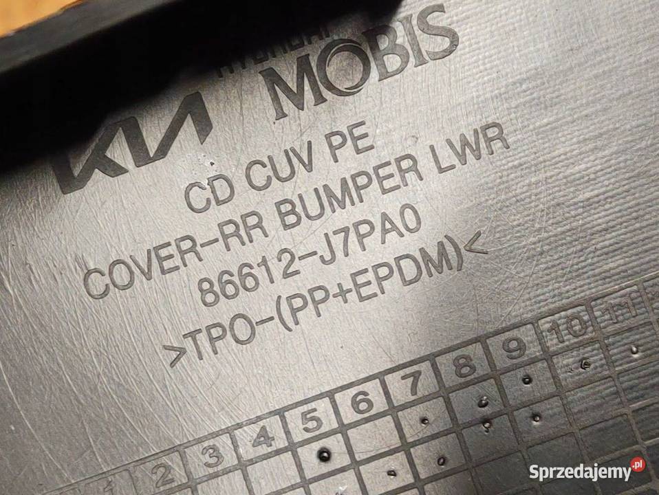 Dokładka Spoiler Zderzaka Tył Kia XCeed Lift Pleszew