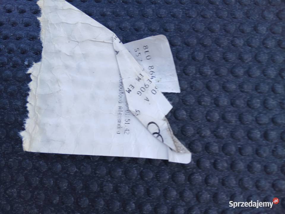 Audi A4 B6 B7 dywaniki czarne używane oryginalne osobowe Wyposażenie wnętrza Szczerbice