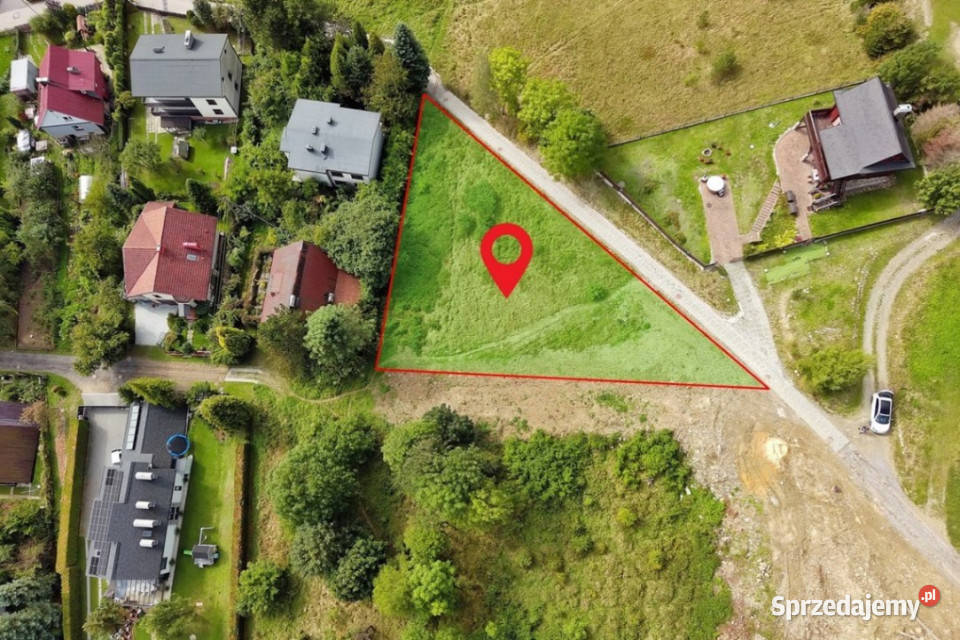Widokowa działka budowlana 1127 m Bystra Śląska