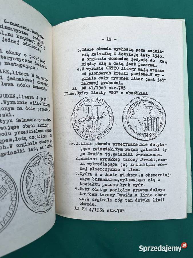 Katalog i Analiza wiedzy o monecie Getta Łowicz
