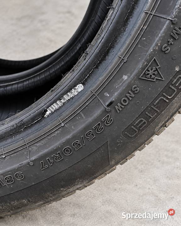 Bridgestone Winter 225 50 17 dolnośląskie Siechnice sprzedam