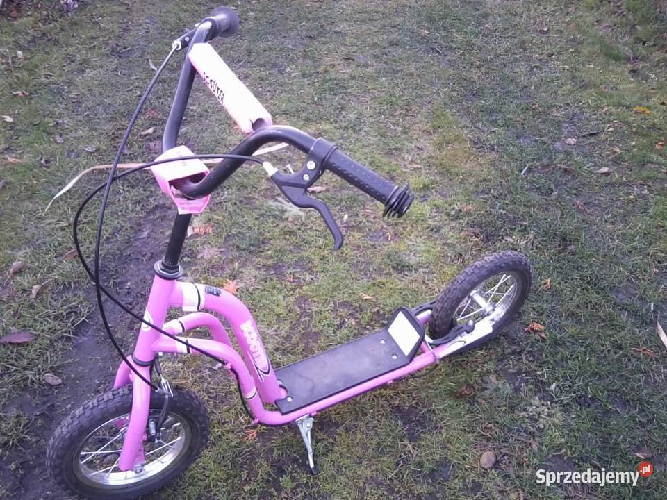 Hulajnoga Scuter terenowa różowa WN115A koła 125 10 lat+ Knurów