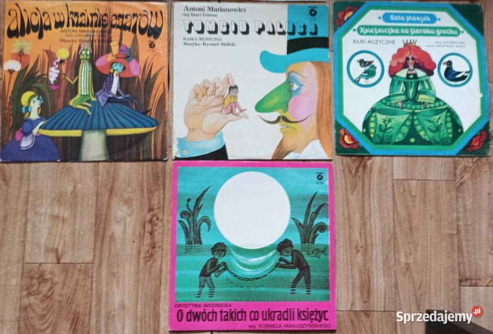 Płyty winylowe dzieci kolekcja bajek muzycznych Trzcianka
