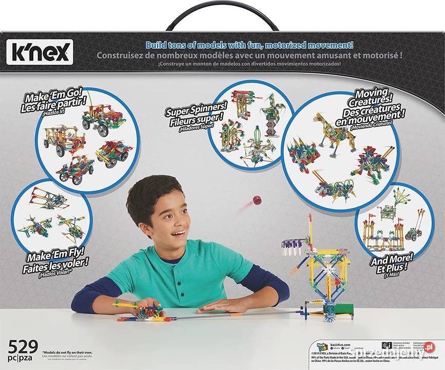 Knex KNEX Klasyczne Konstrukcje Klocki Zestaw 7 lat+ Mogilany