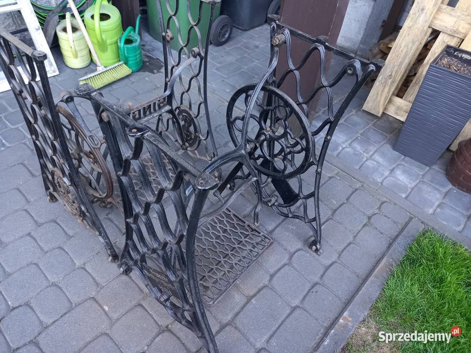 Stare nogi podstawy maszyny do szycia PRL wielkopolskie
