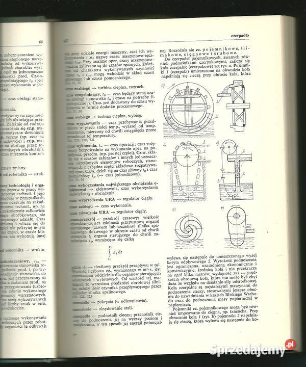 Budowa maszyn Encyklopedia Techniki1968maszyny Książki naukowe i popularnonaukowe Łódź