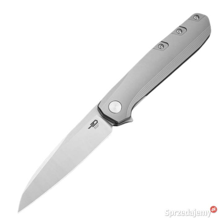 Nóż składany Bestech 9 Bead Blasted Titanium Warszawa