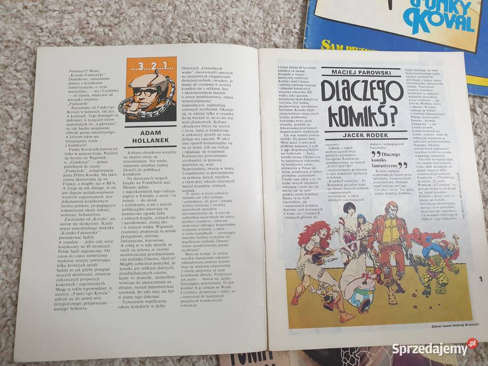 Funky Koval cz1 2 i 3 Komiks Fantastyka komplet pomorskie Gdynia