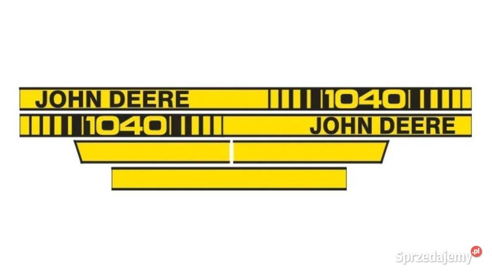 Naklejki oklejenie JOHN DEERE 1040 Zamiennik mazowieckie Janików sprzedam