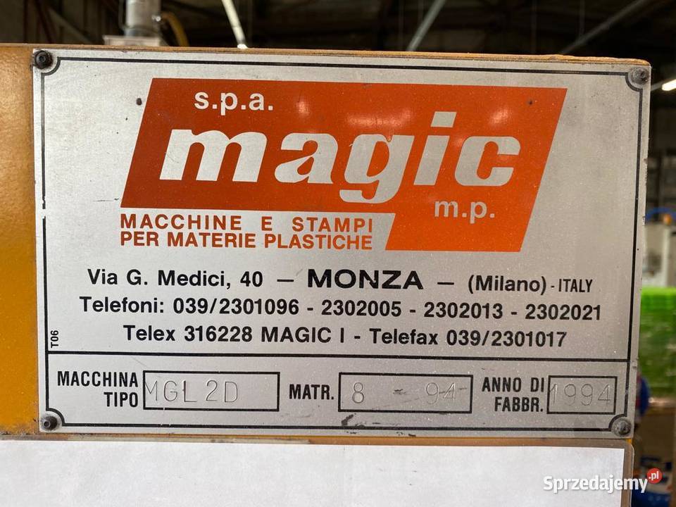 Maszyna do rozdmuchu wydmuchiwarka z ekstruderem Białogard