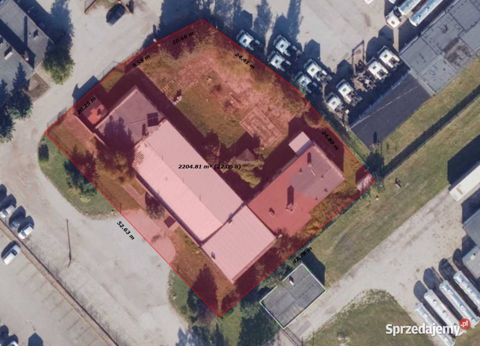 Lokal użytkowy 740m2 na działce 022 ha Strzelno