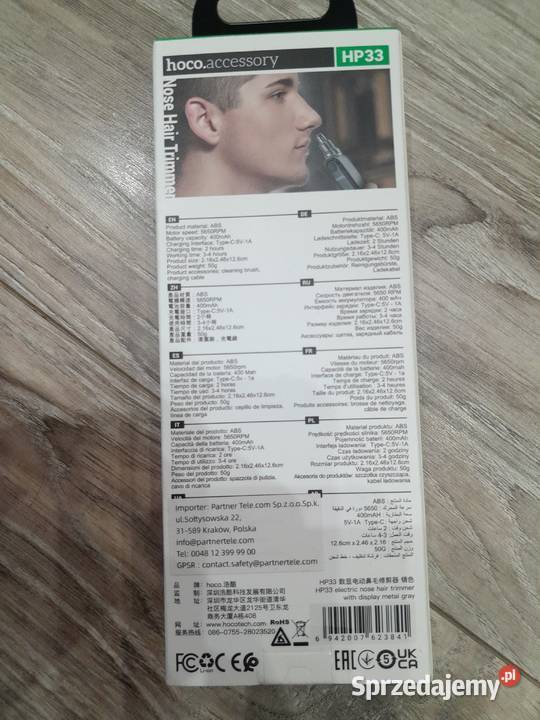 Trymer do włosów w nosie Hoco HP33 sprzedam