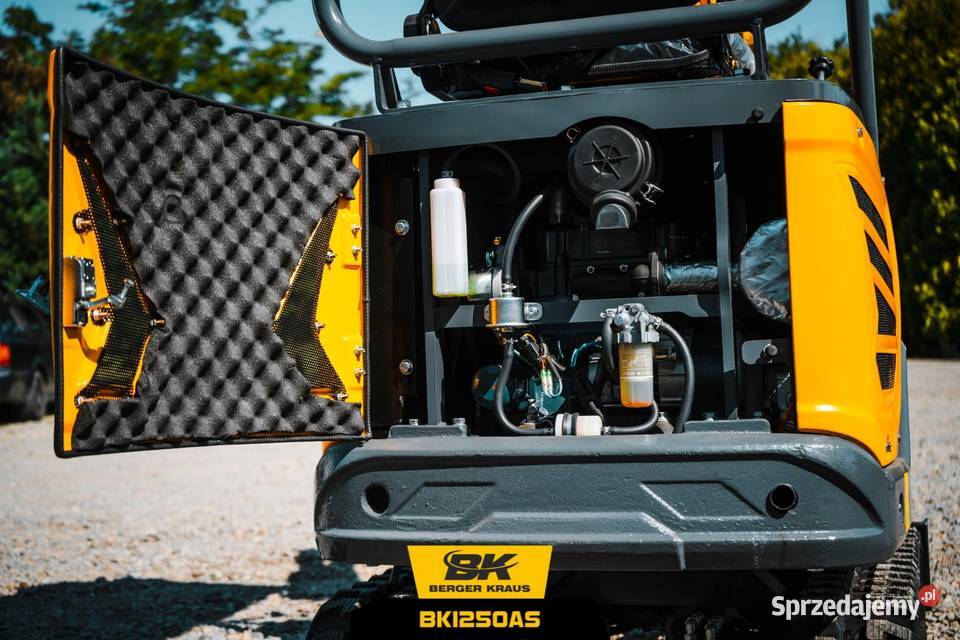 Mini Koparka Berger Kraus BK1250AS silnik KUBOTA Koparki Nowy Sącz