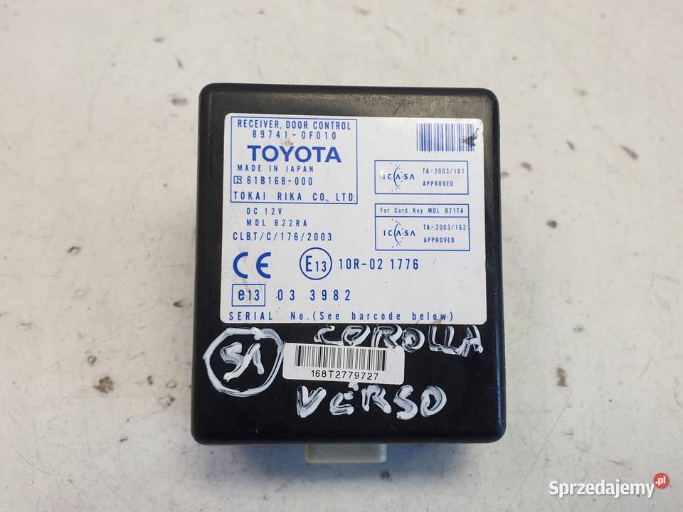 Corolla Verso II MODUŁ DRZWI 897410F010