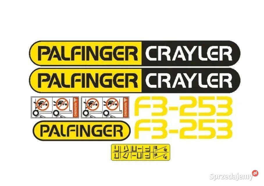 Naklejki oklejenie naklejka PALFINGER CRAYLER