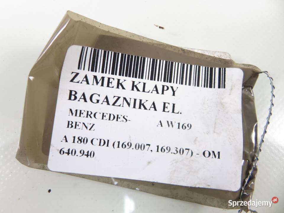 ZAMEK KLAPY MERCEDESBENZ A W169 1697400036