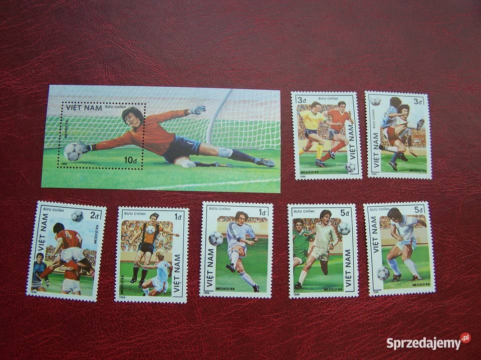 Wietnam 1986 MNH Mi 166470 Sport Piłka nożna MŚ