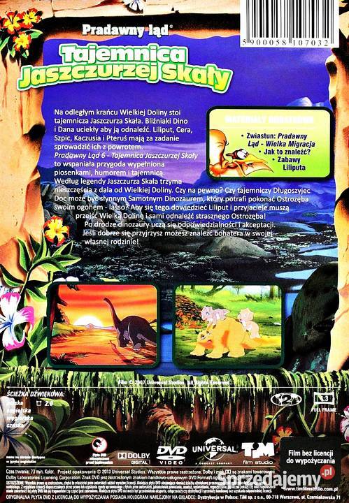 PRADAWNY LĄD TAJEMNICA JASZCZURZEJ SKAŁY Kalisz
