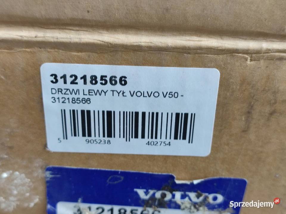 DRZWI LEWY TYŁ VOLVO V50 20042012 NOWE Drzwi lubelskie