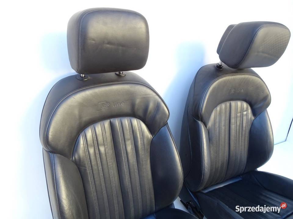 FOTELE FOTEL KANAPA PÓŁSKÓRA KOMPLET SLINE AUDI