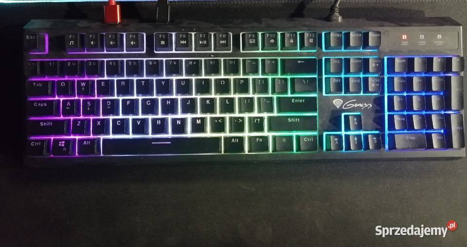 Klawiatura mechaniczna Genesis Thor 200 RGB Hub Inczew