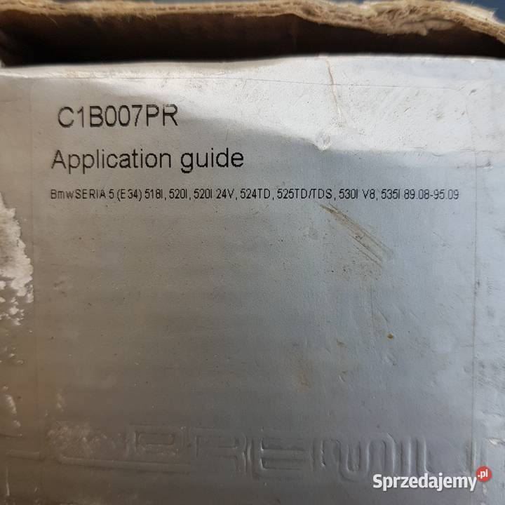 BMW E34 klocki hamulcowe osobowe lubuskie Gorzów Wielkopolski sprzedam