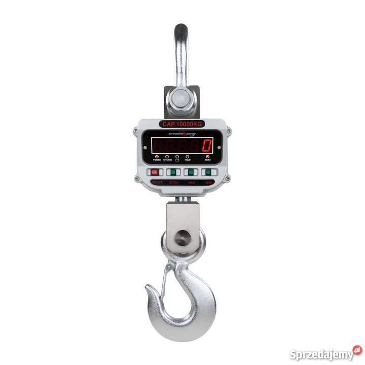 Waga dźwigowa hakowa 10 ton obrotowy hak LED Poczesna