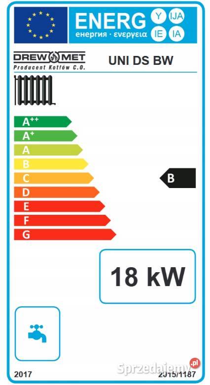 Piec CO Kocioł DREWMET UNI DS BW 18 kW dostępny Tyczyn sprzedam