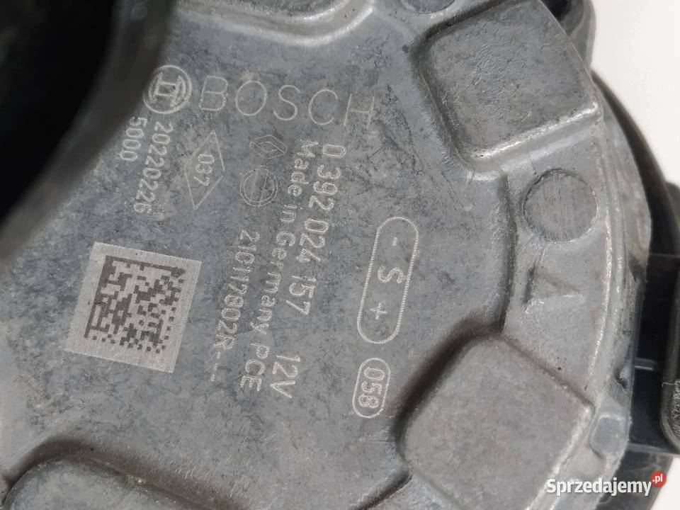 POMPA WODY DODATKOWA 0392024157 16 ETECH Renault