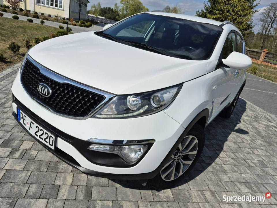 Kia Sportage 16 benzyna kamera Biała Perła III tempomat Drelów
