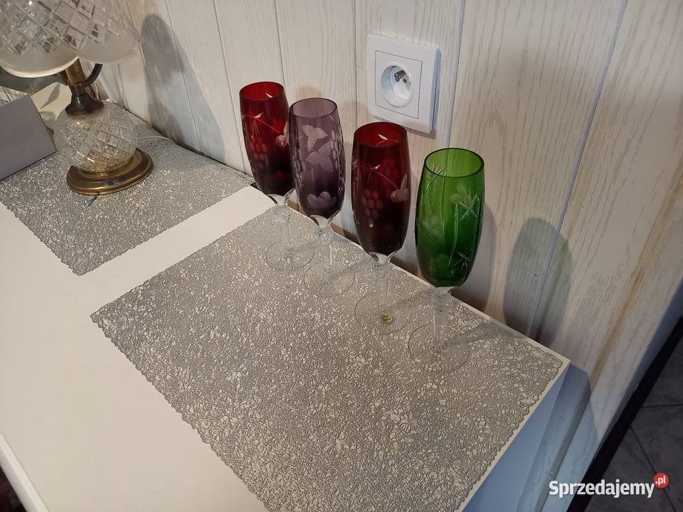 Kieliszki Kryształowe Huta Irena Oryginał Konin