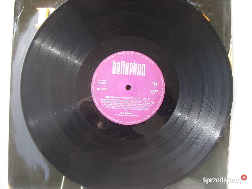 Rock kasNEIL DIAMONDGREATEST HITS VOL2 dolnośląskie Wołów