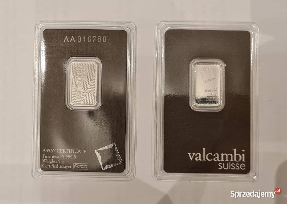 Numizmat Valcambi 5g PT Września